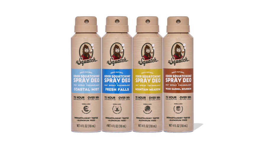 Spray Deodorant 4-Pack X9