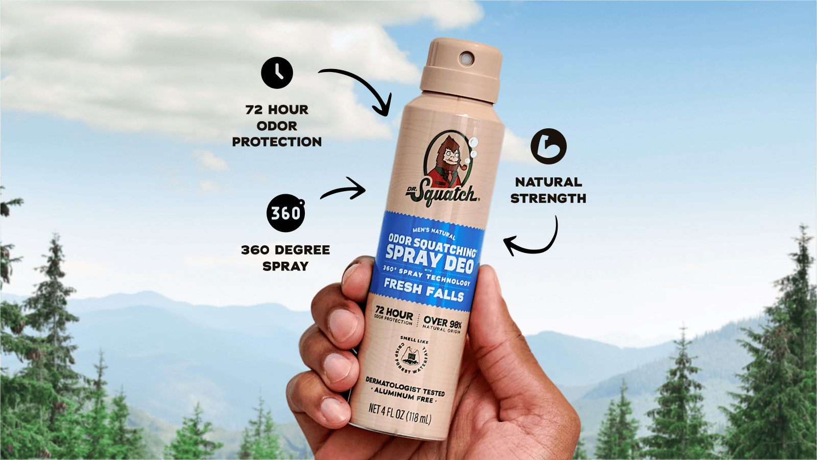 Spray Deodorant 4-Pack X9