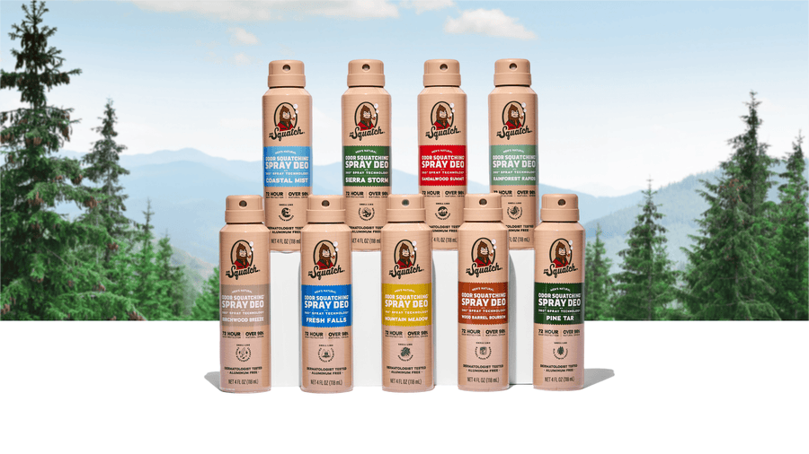 Spray Deodorant 4-Pack X9