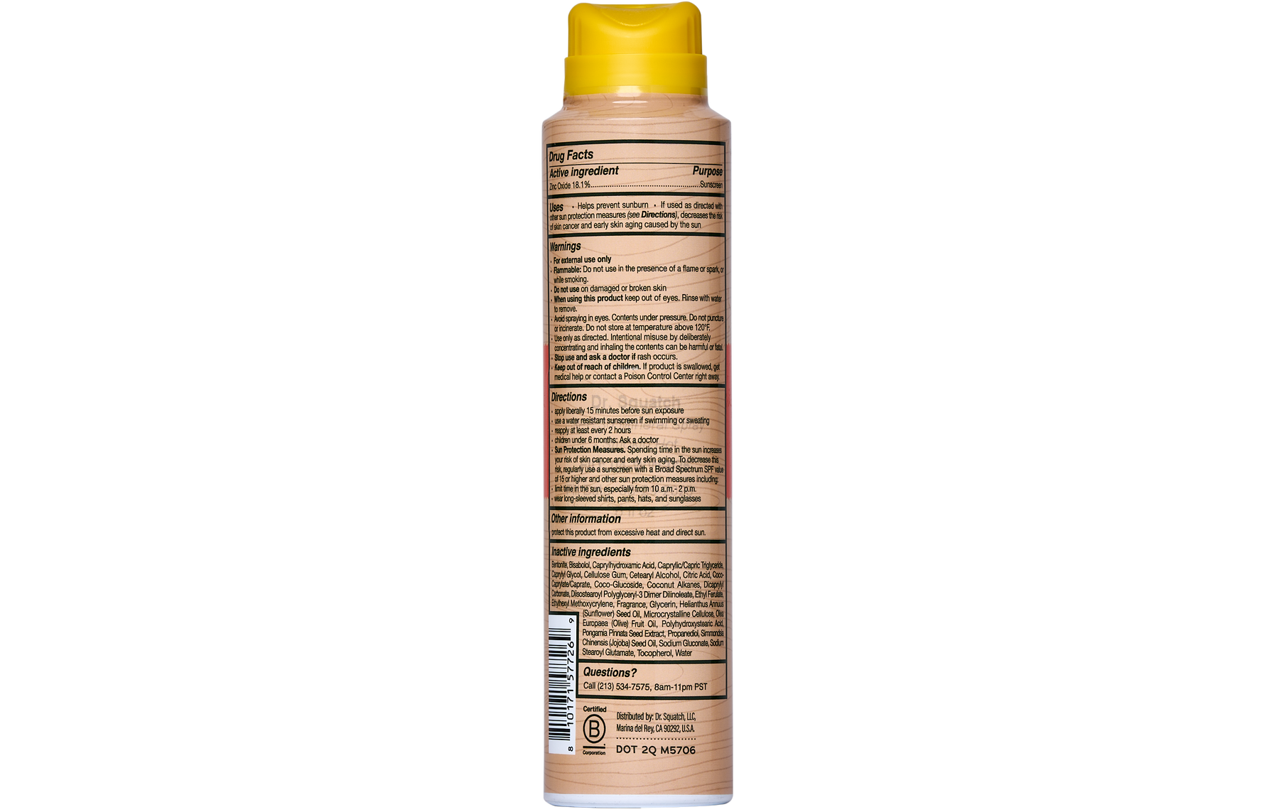Spray Sunscreen | SPF 30 UVA/UVB Protection | Non-Greasy Mineral Sunscreen for Men I6