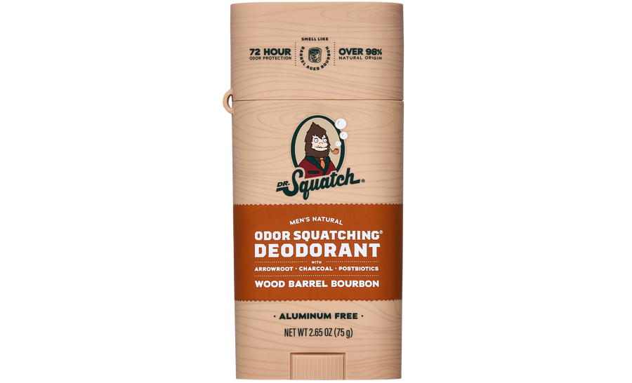 Wood Barrel Bourbon Deo Flask J9