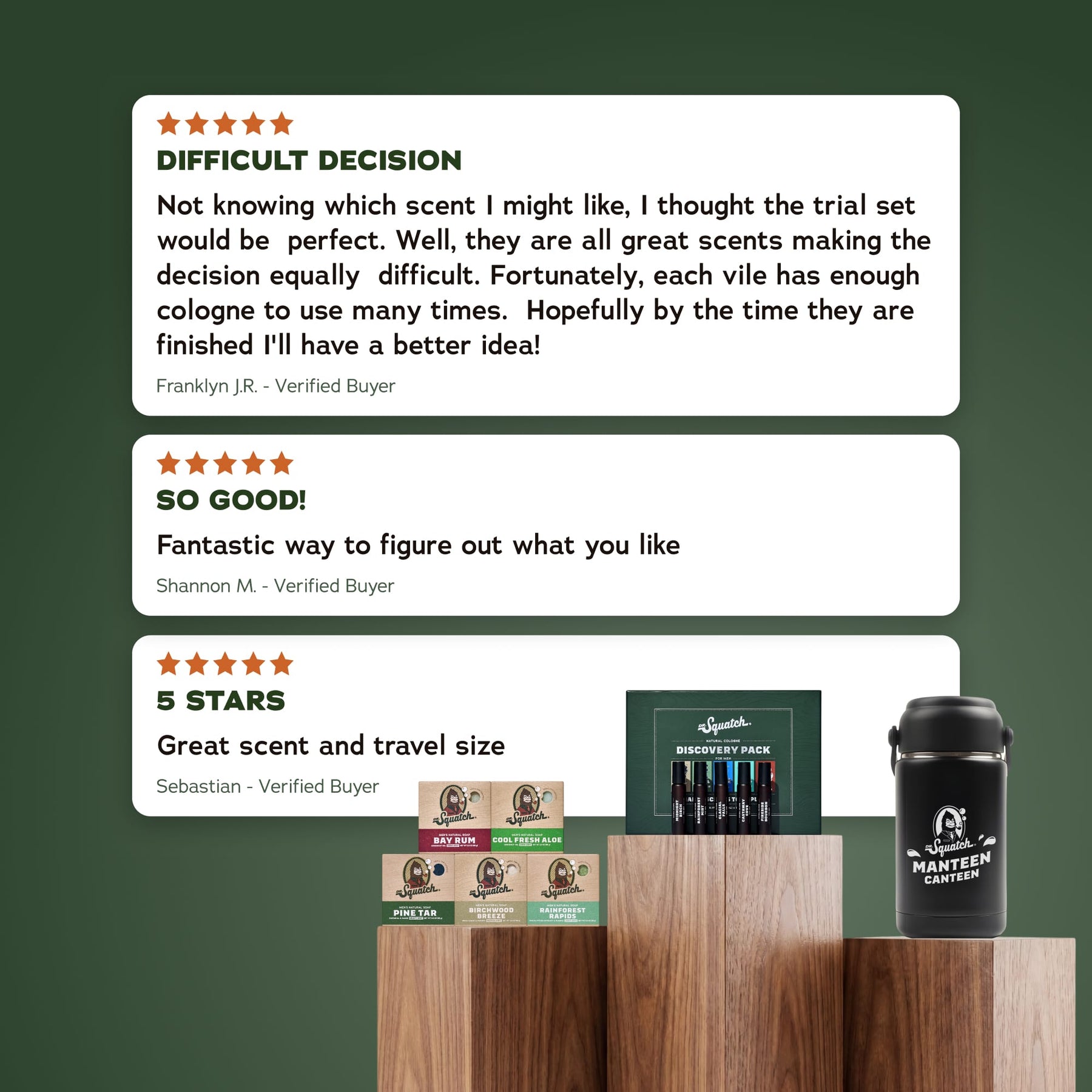 Minis + FREE Manteen Canteen A7