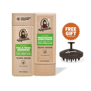 Hair Care Kit + Free Scalp Scrubber | Full & Thick Shampoo | Moisturizing Conditioner | Natural Products for Men F1