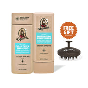 Hair Care Kit + Free Scalp Scrubber | Full & Thick Shampoo | Moisturizing Conditioner | Natural Products for Men F1