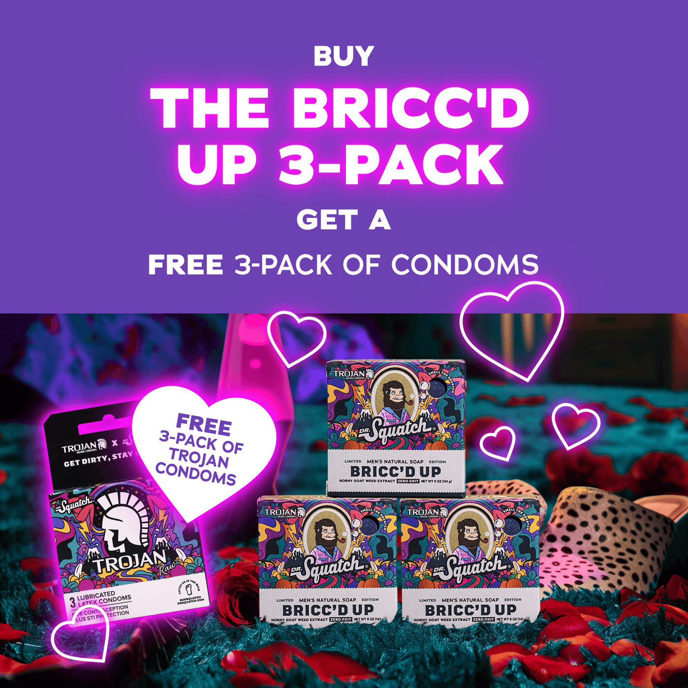 Bricc'd Up Condom 3-Pack J4