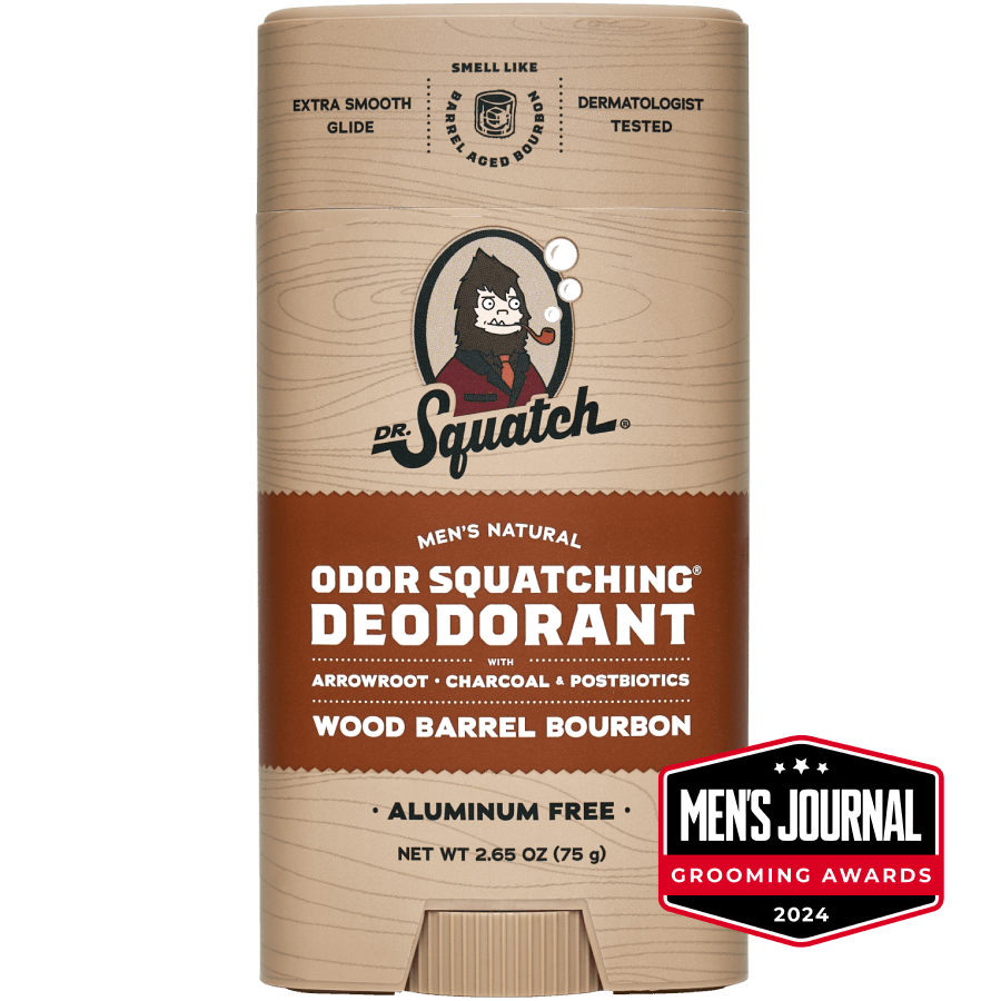 Essentials: Wood Barrel Bourbon Deodorant N0