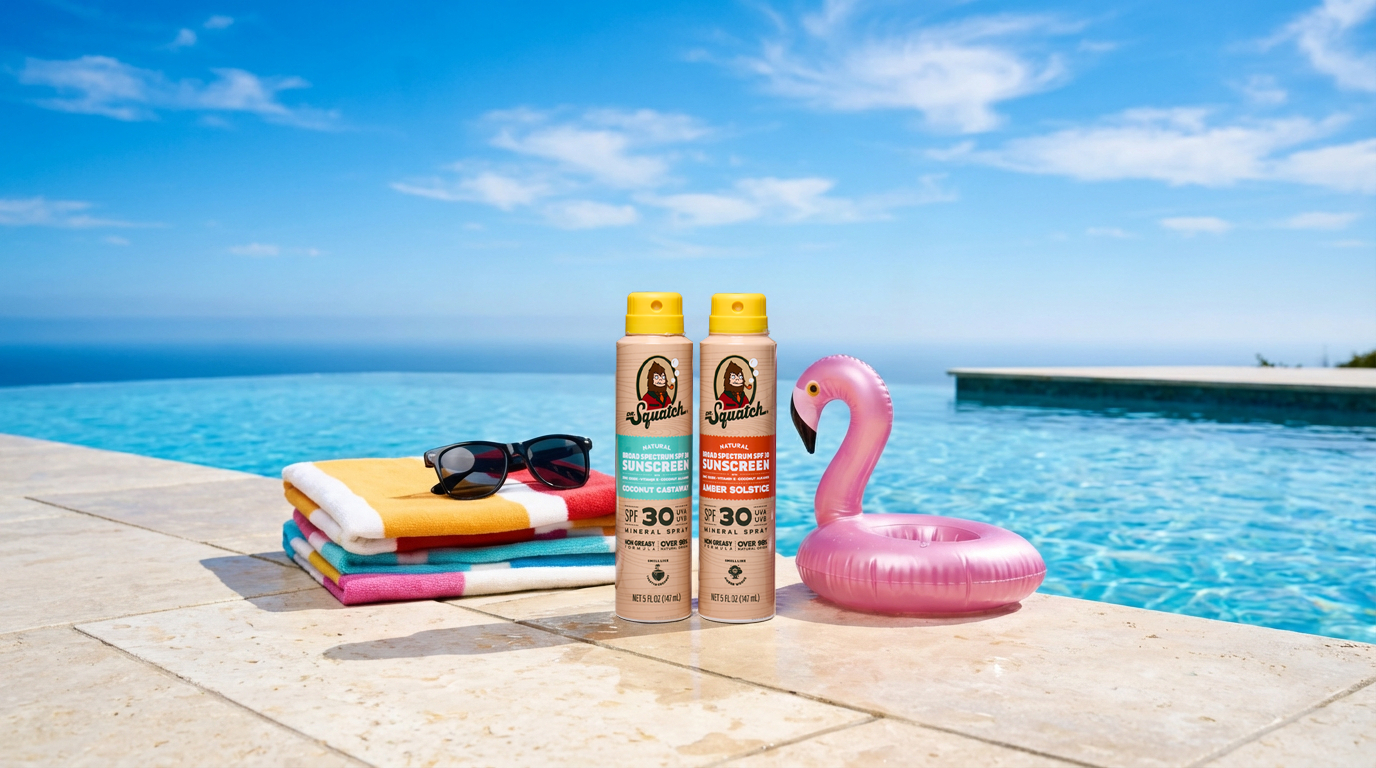 Spray Sunscreen 2-Pack | SPF 30 UVA/UVB Protection | Non-Greasy Mineral Sunscreen for Men J1