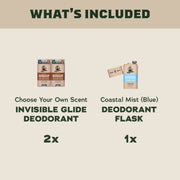 2-Pack Glide + Deo Flask K2