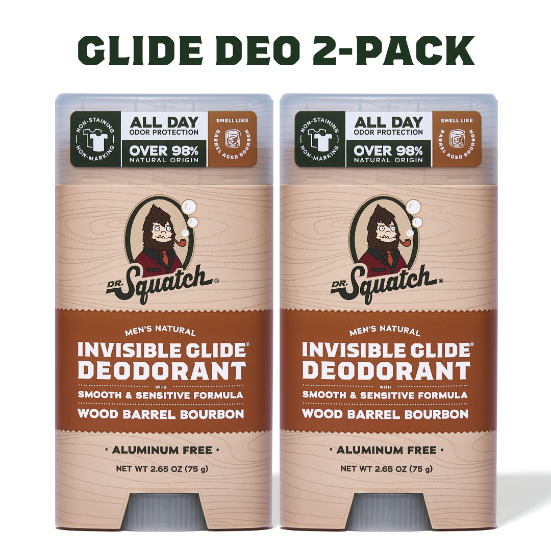 Wood Barrel Bourbon 2-Pack Invisible Glide Deo U2