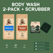 Body Wash 2-Pack + Scrubber N2