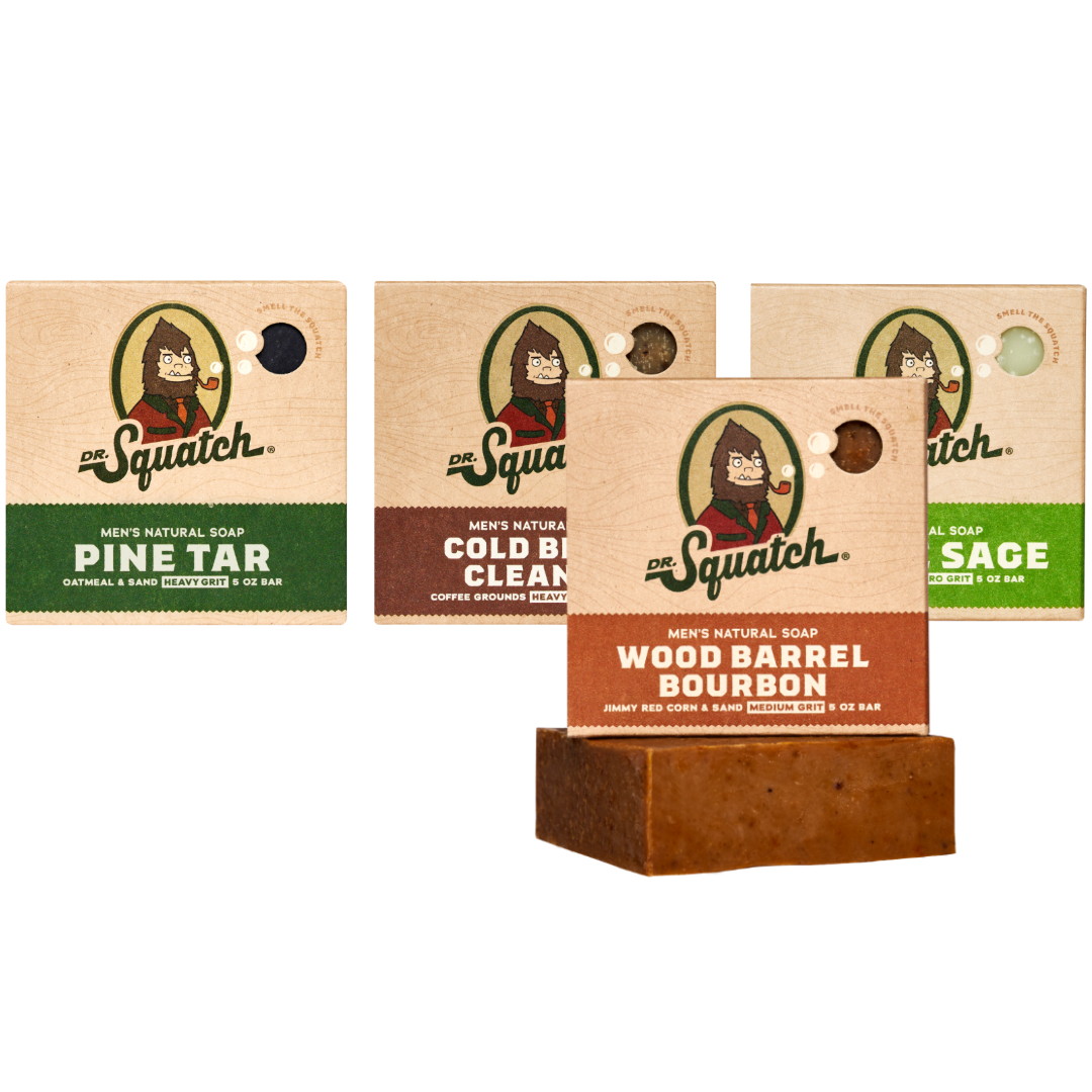 Woodsy 4-Pack Natural Bar Soap V1