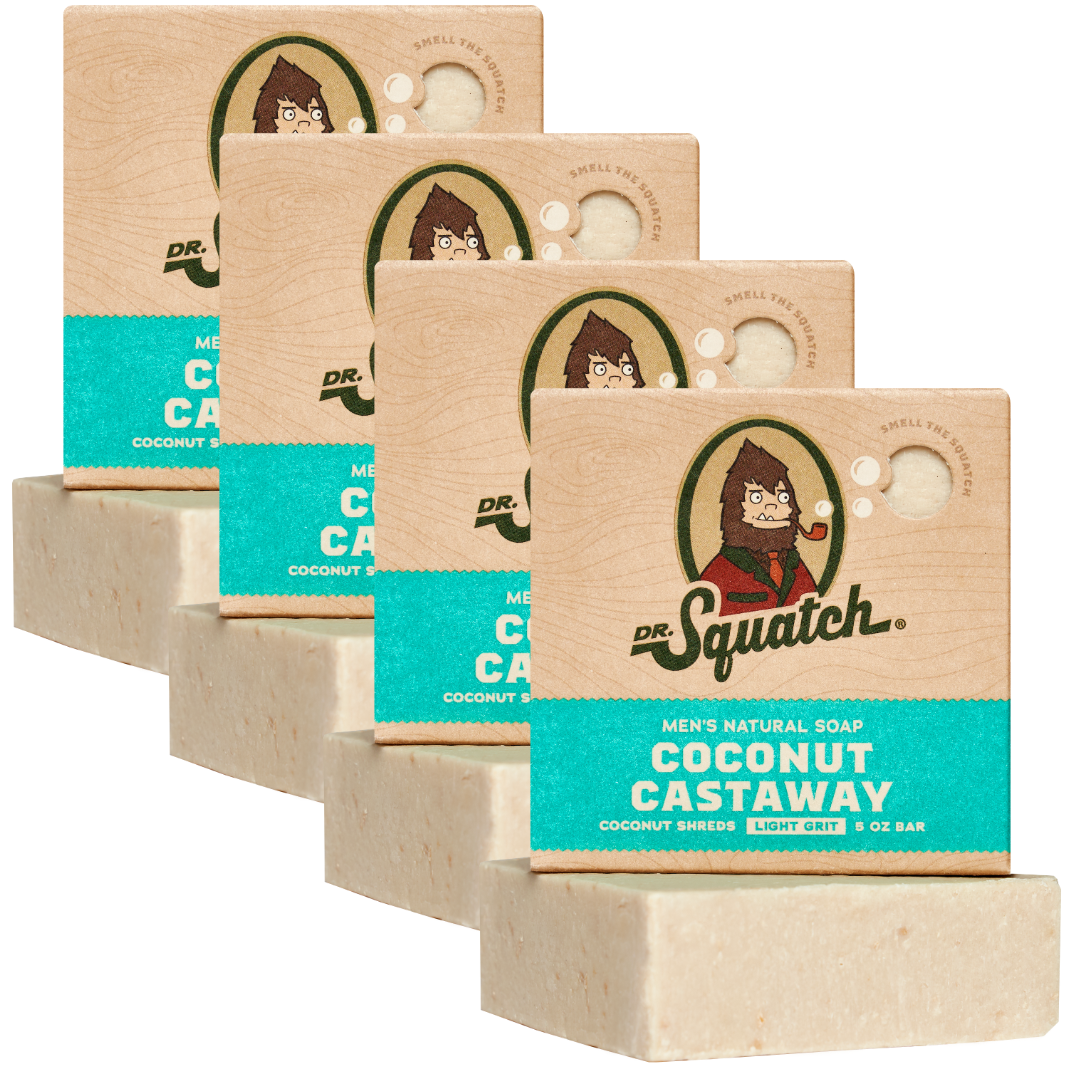 4-Pack Coconut Castaway Natural Bar Soap H6