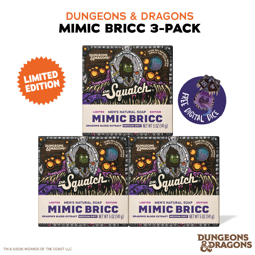 Dungeons & Dragons Mimic Bricc 3-Pack - Exclusive Limited Edition Bar Soap O4