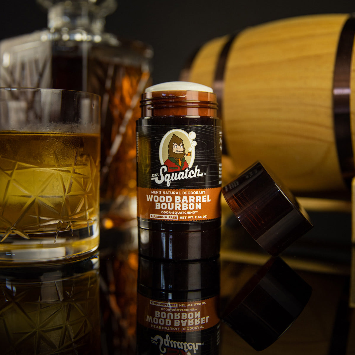 Essentials: Wood Barrel Bourbon Deodorant H9