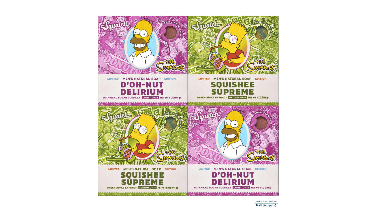 Simpsons Suds 4-Pack T4