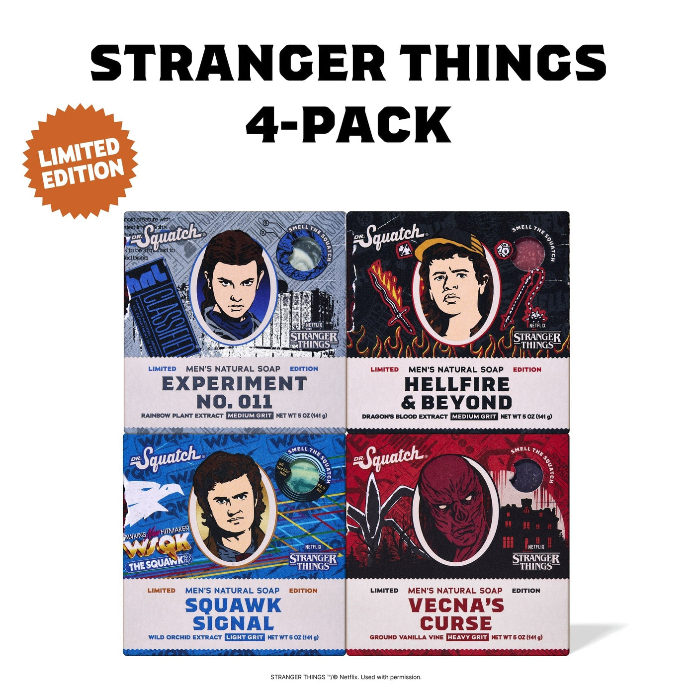 Stranger Things 4-Pack - TTS D6